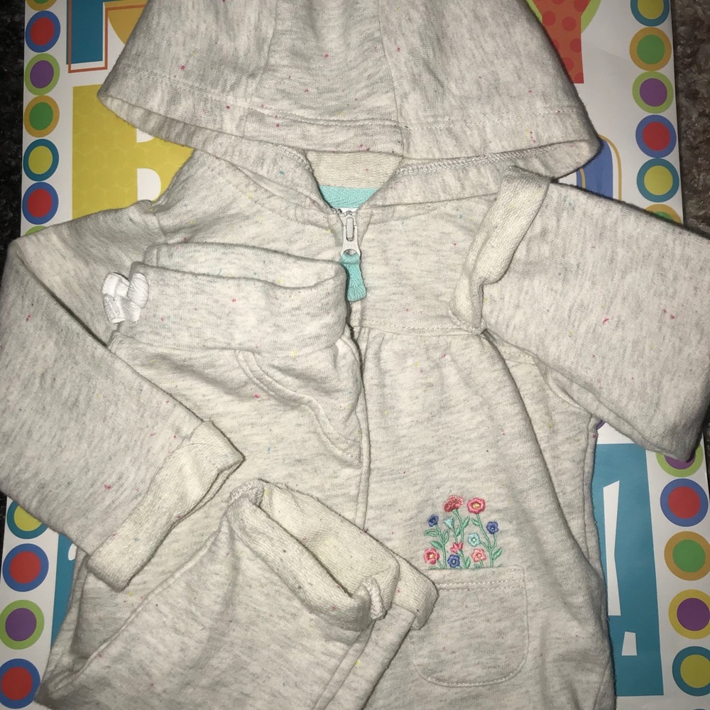 2 piece sweat suit